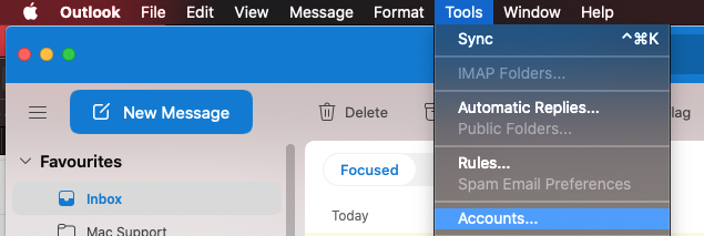 share a public folder with someone else in outlook for mac